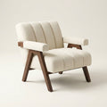 Upholstered Accent Chair Designed for Modern Living, Solid Wood Frame, Plush Cushioning, Contemporary Style