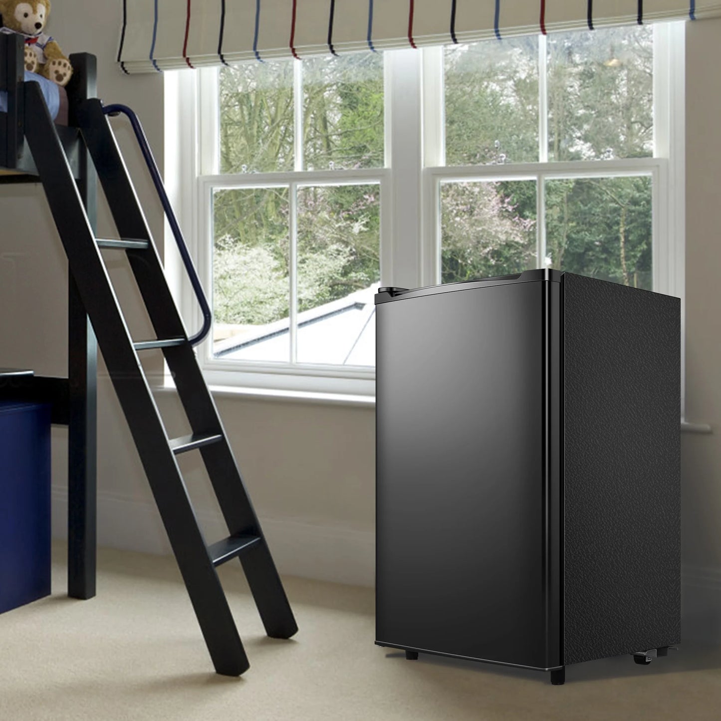 Mini Fridge 3.2 Cu Ft Small Fridge One Door Mini Fridge,Black,New