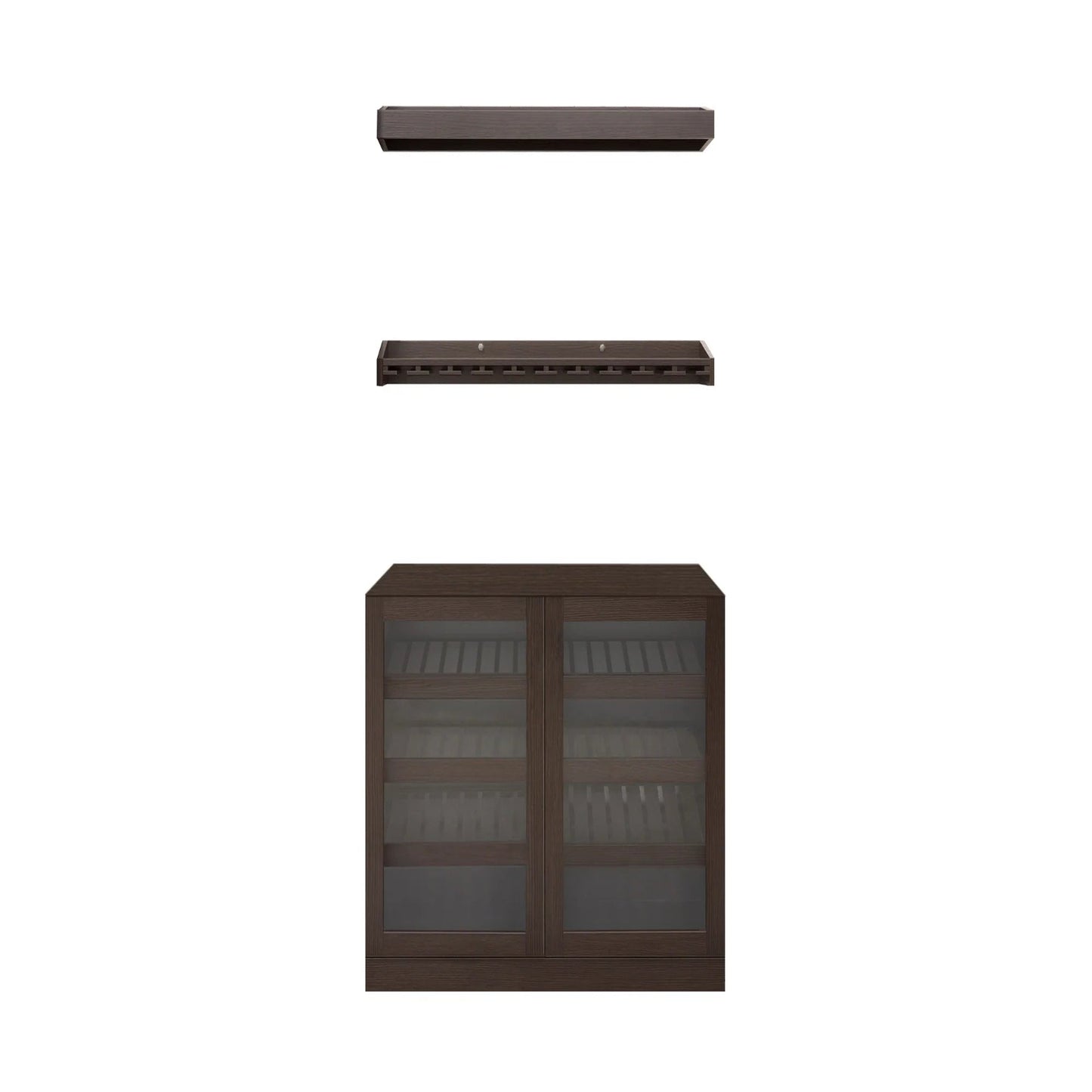 Home Bar 3 Piece Cabinet Set