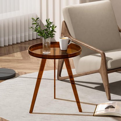 Acrylic Side Table+Coffee Table Set