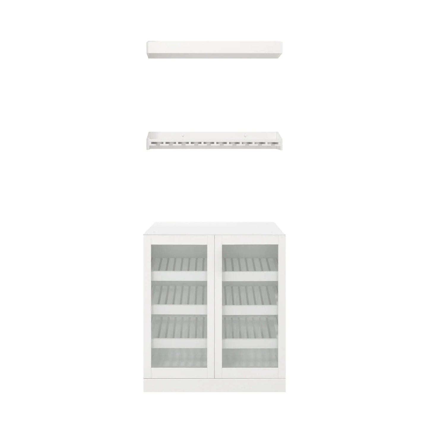 Home Bar 3 Piece Cabinet Set