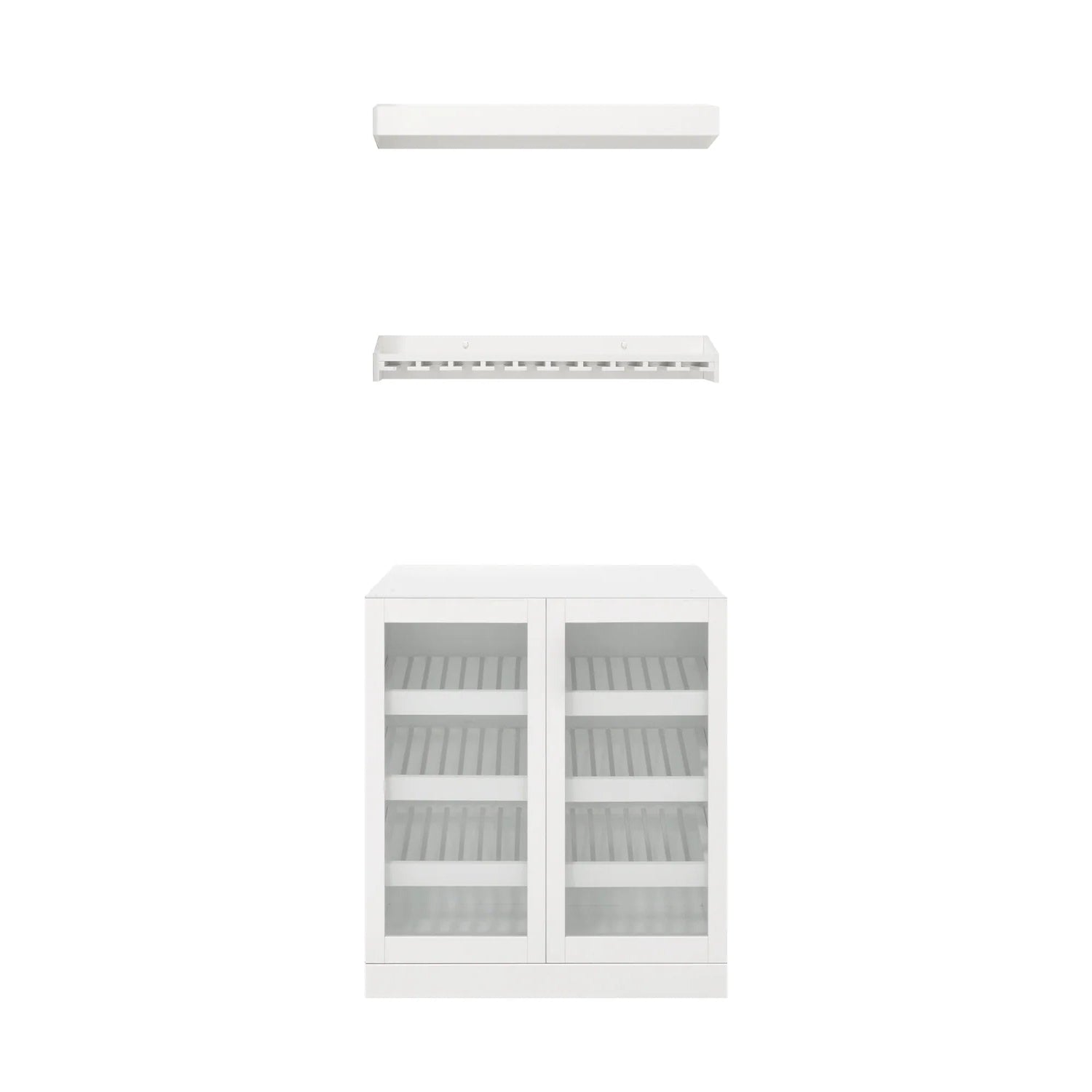 Home Bar 3 Piece Cabinet Set