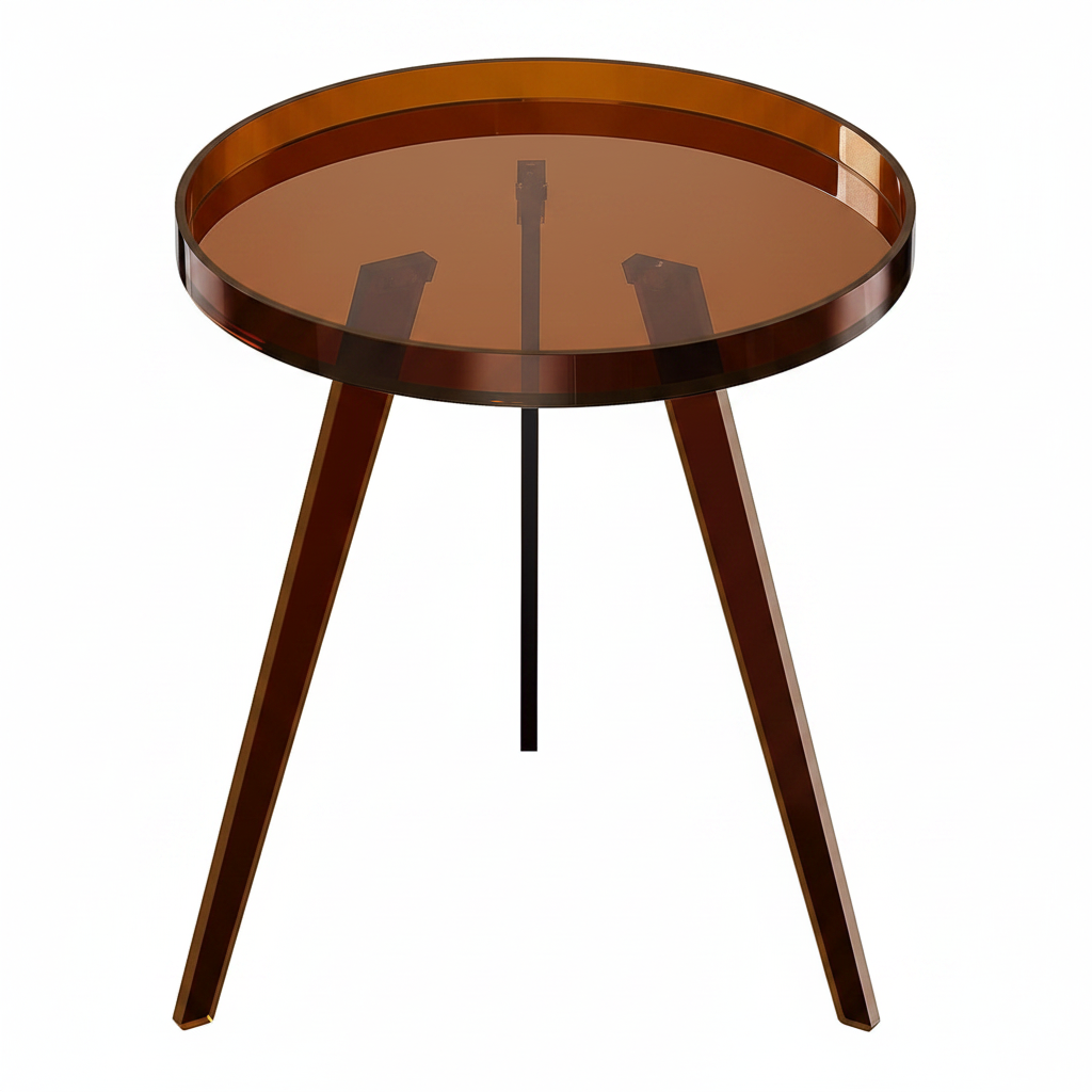 Acrylic Side Table+Coffee Table Set