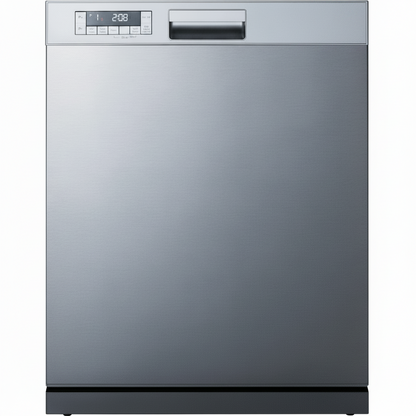 24 In. Stainless Steel Front Control Smart Dishwasher 120-VOLT