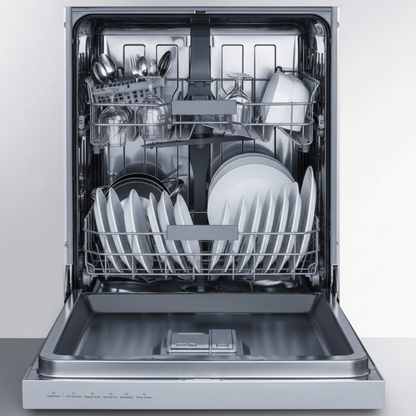 24 In. Stainless Steel Front Control Smart Dishwasher 120-VOLT